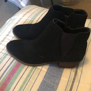 Black ankle boots